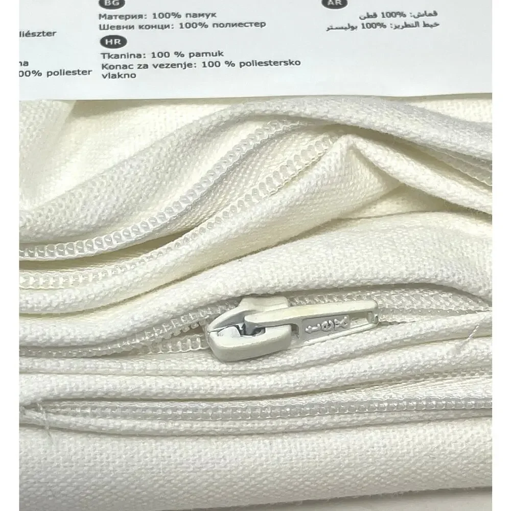 IKEA HOSTPROMENAD Pillow Cover 20x20 Embroidered Fall Harvest Discontinued NWT